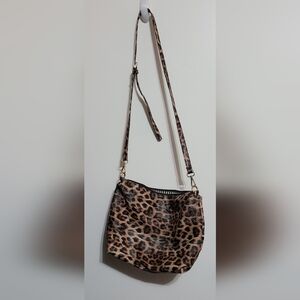 Leopard Print Crossbody Bag